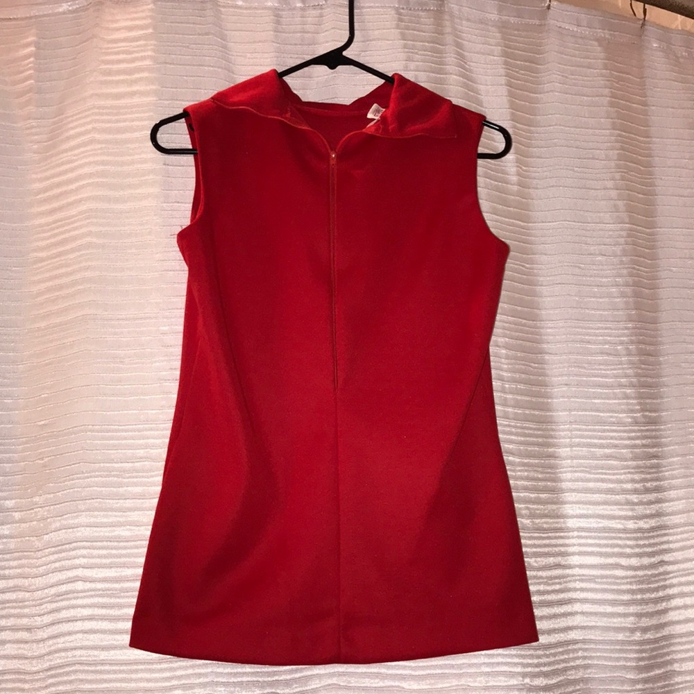 Lovely red collared top